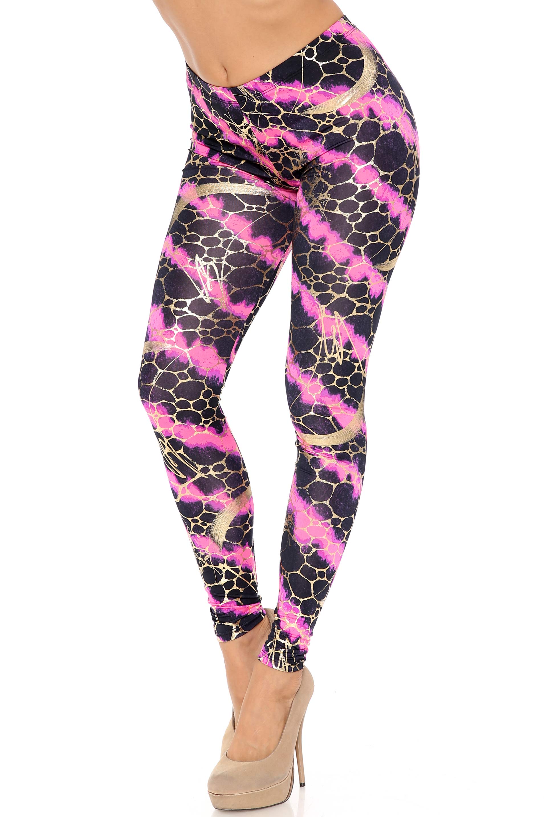 Colorcade Leggings - Plus Size - 1XL 2XL 3XL - Made in USA -