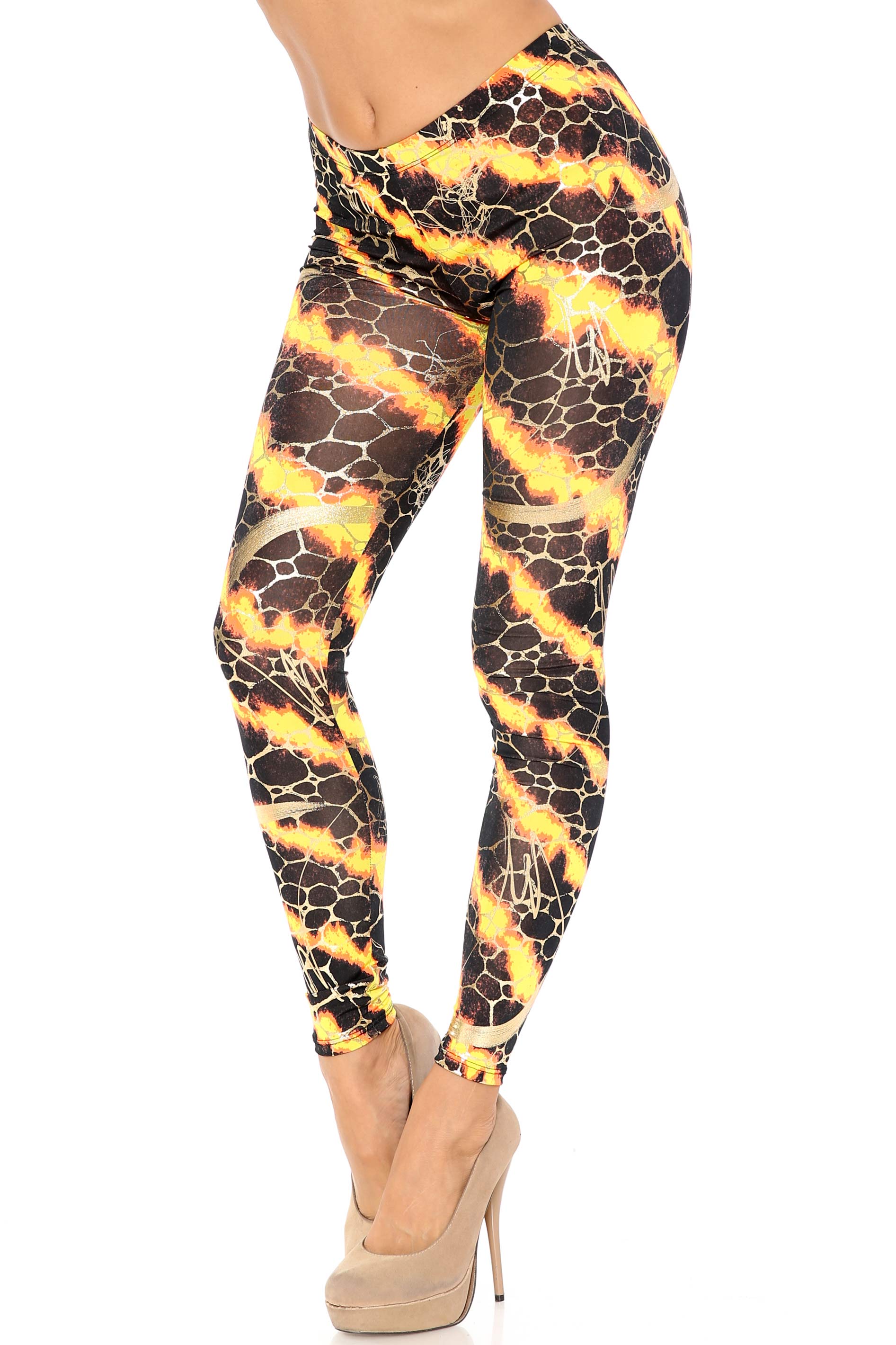 Colorcade Leggings - Plus Size - 1XL 2XL 3XL - Made in USA -