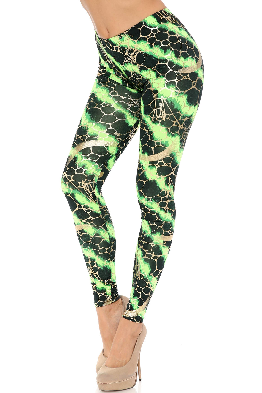 Colorcade Leggings - Plus Size - 1XL 2XL 3XL - Made in USA -