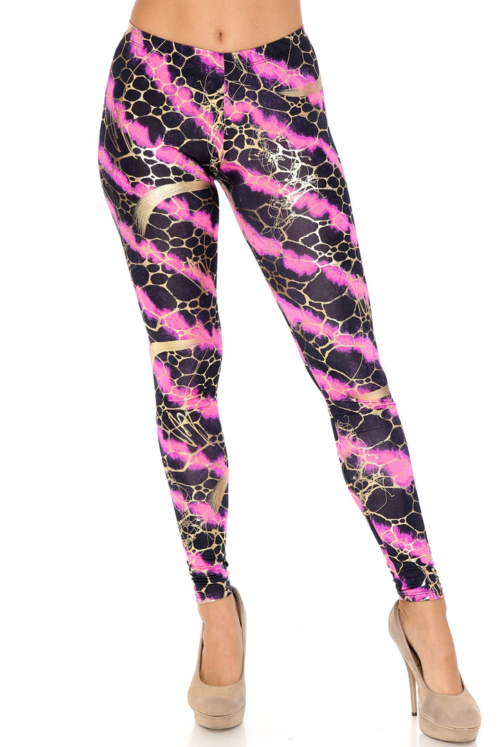 Colorcade Leggings - Plus Size - 1XL 2XL 3XL - Made in USA -