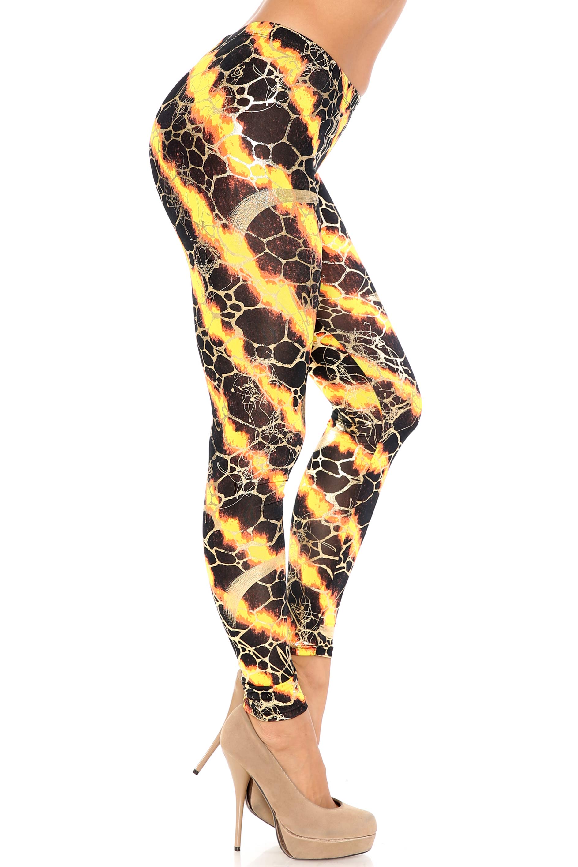 Colorcade Leggings - Plus Size - 1XL 2XL 3XL - Made in USA -