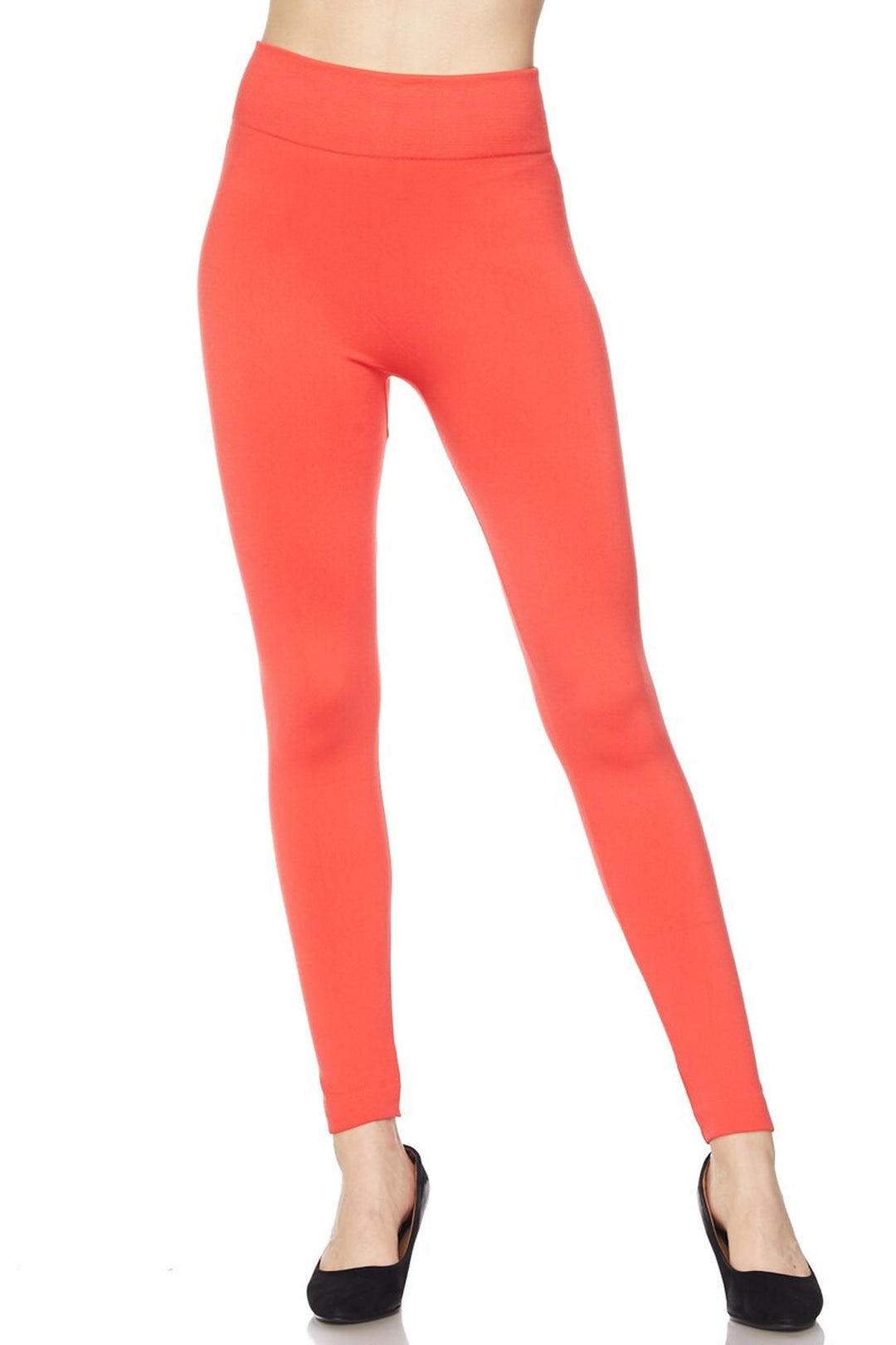 Fleece Lined Leggings - Plus Size - 1XL 2XL 3XL