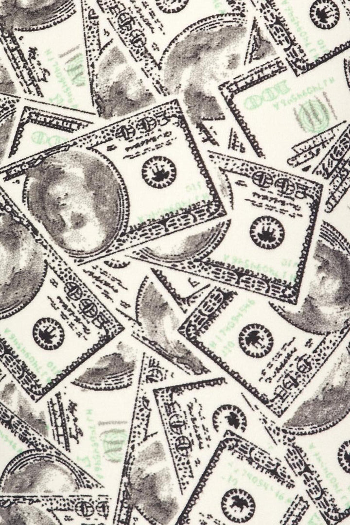 Plus Size - Buttery Soft Money Print Leggings