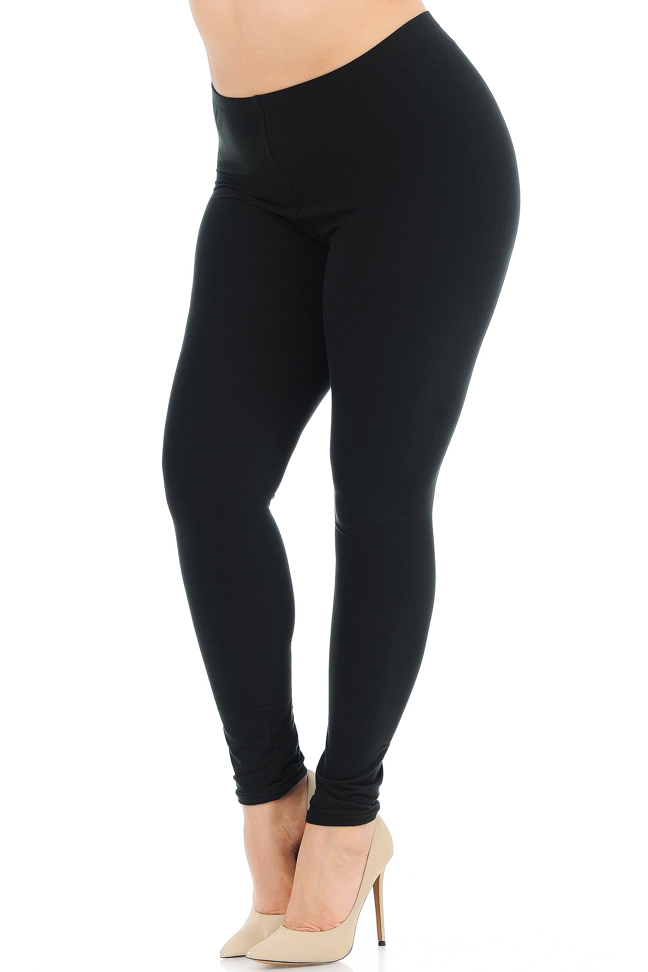 Buttery Smooth Basic Solid Leggings - Plus Size - 1XL 2XL 3XL - New Mix