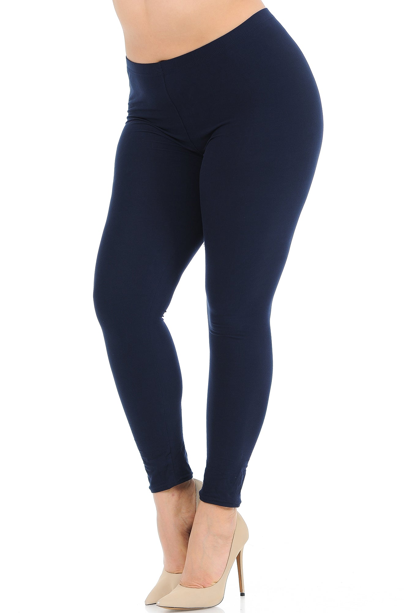 Buttery Smooth Basic Solid Leggings - Plus Size - 1XL 2XL 3XL - New Mix