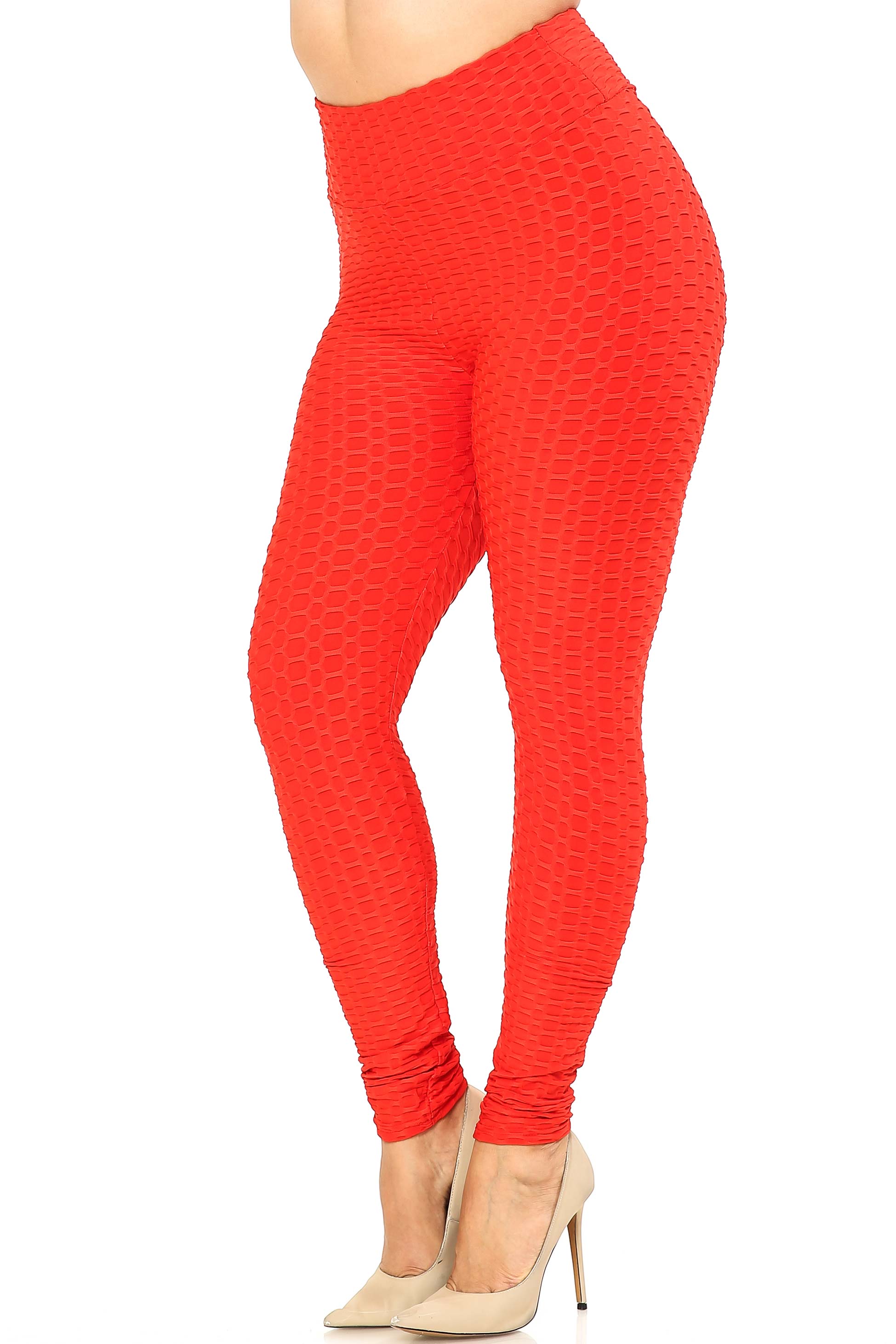 Scrunch Butt High Waisted Leggings - Plus Size - 1XL 2XL 3XL