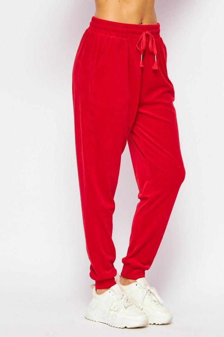 Velour Comfy Plus Size Joggers