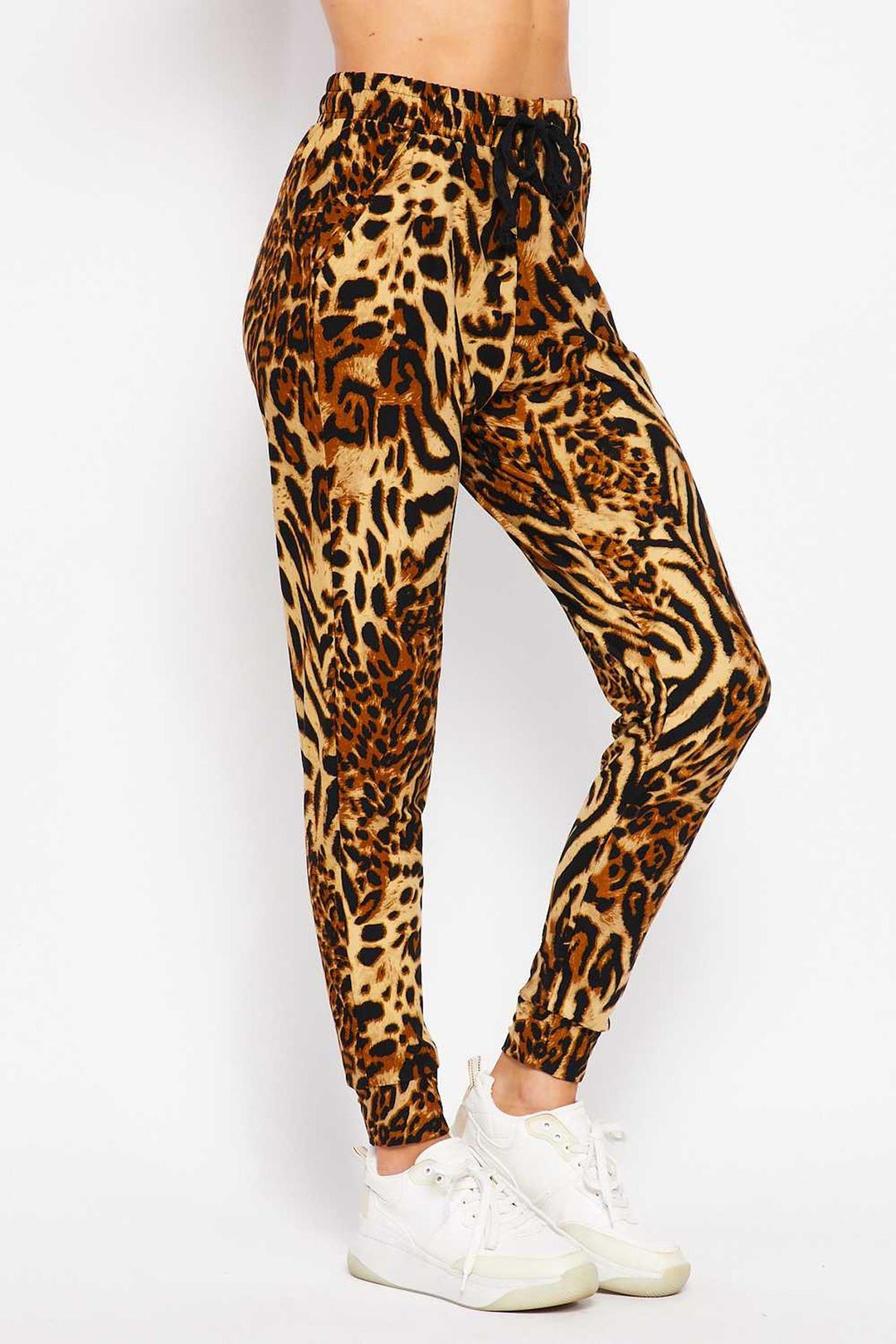 Buttery Smooth Predator Leopard Joggers - Plus Size - 1XL 2XL 3XL