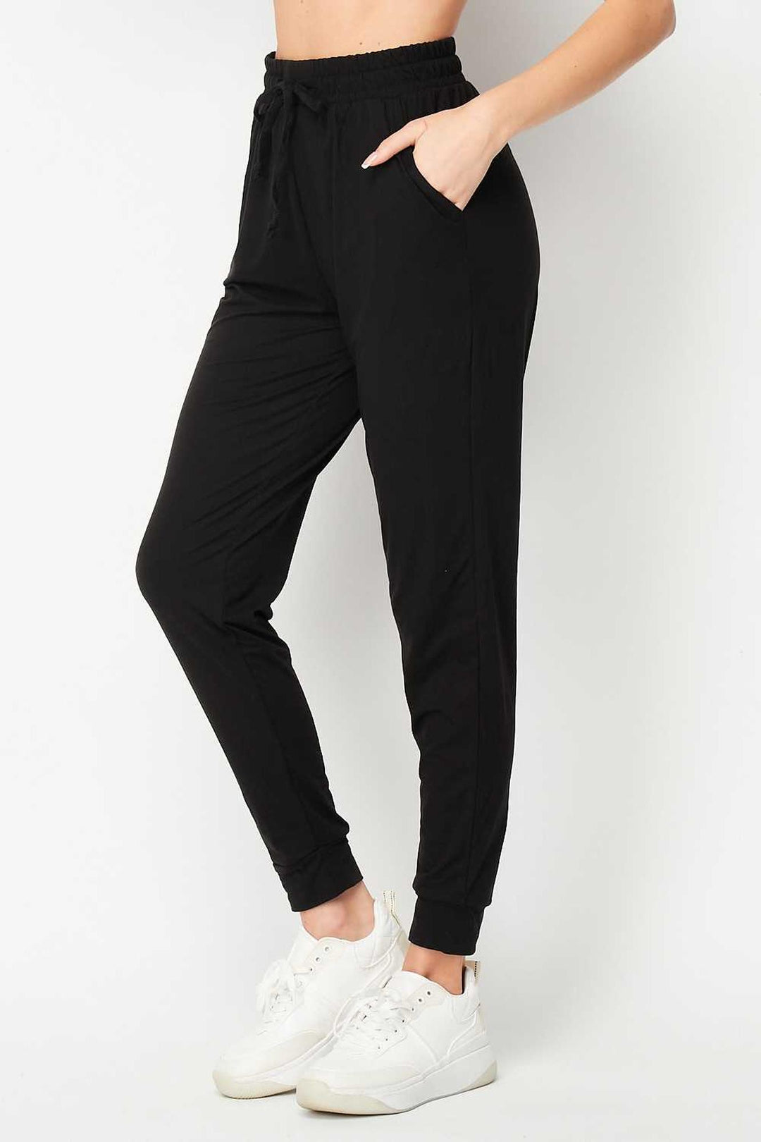 Buttery Smooth Basic Solid Joggers - Plus Size - 1XL 2XL 3XL - New Mix