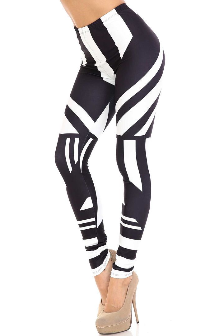 Creamy Soft Premium Women's Leggings Body Flatter Lines Plus Size, High Rise, Stretchy & Breathable, Comfortable Fit - by USA Fashion