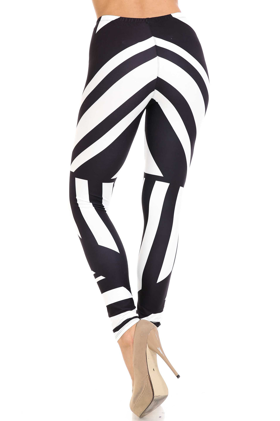 Creamy Soft Premium Women's Leggings Body Flatter Lines Plus Size, High Rise, Stretchy & Breathable, Comfortable Fit - by USA Fashion