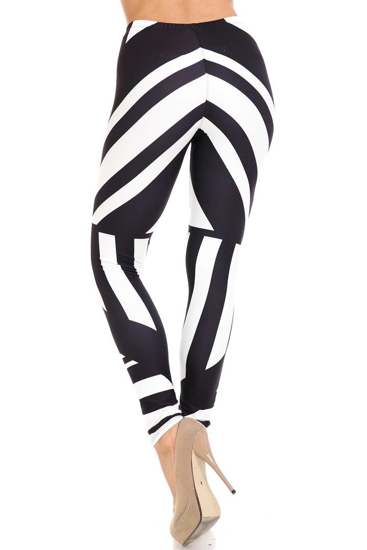 Creamy Soft Premium Women's Leggings Body Flatter Lines Plus Size, High Rise, Stretchy & Breathable, Comfortable Fit - by USA Fashion