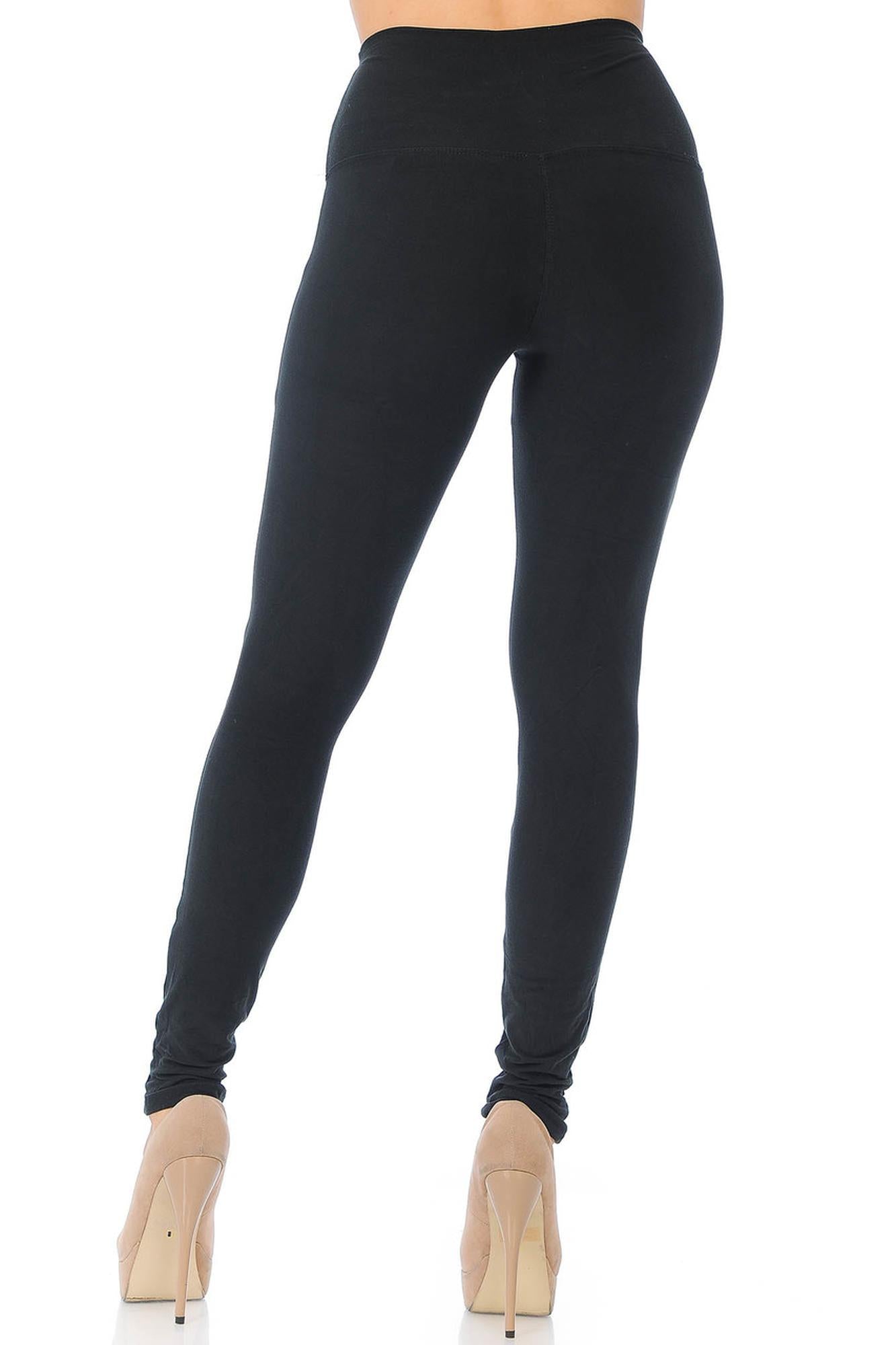 Buttery Smooth Basic Solid High Waisted Leggings - 5 Inch Waist - New Mix