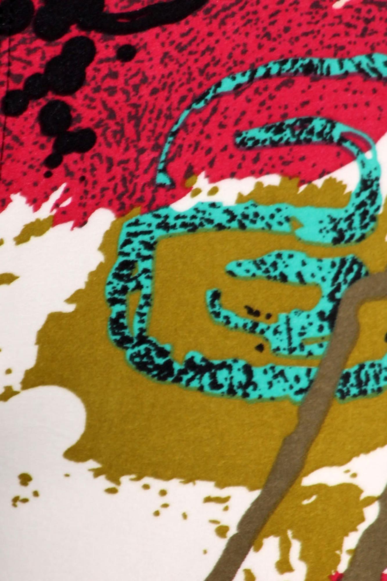 Buttery Soft Summer Picasso Leggings (One Size Regular,White)