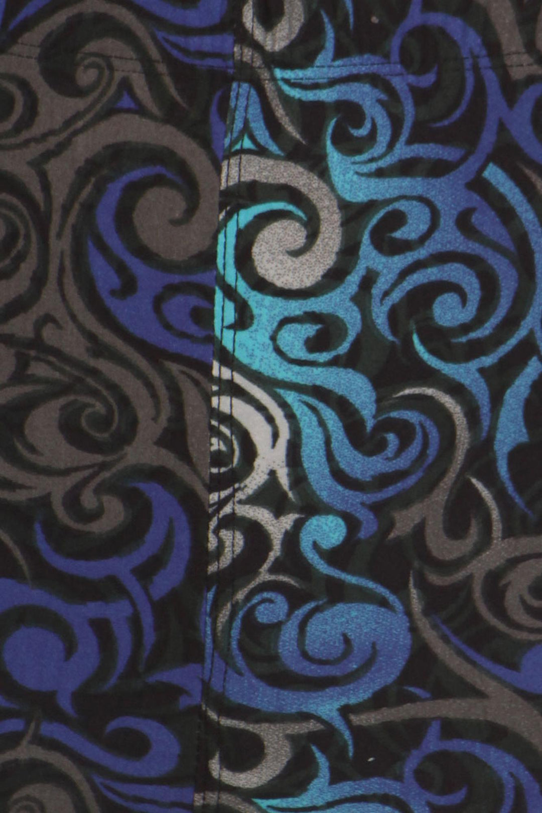 Buttery Soft Blue Tangled Swirl Leggings (One Size Regular,Blue)