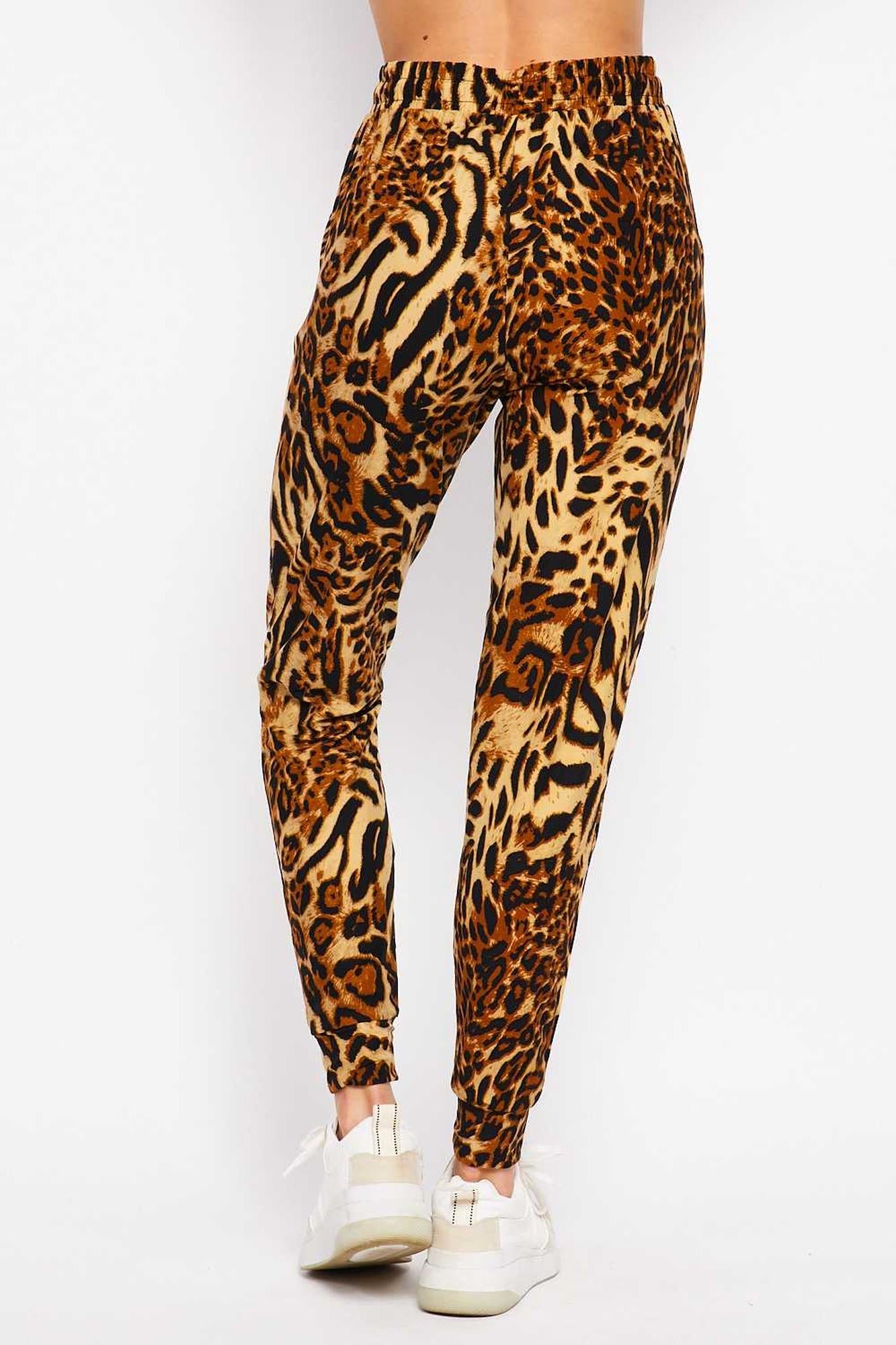 Buttery Smooth Predator Leopard Joggers