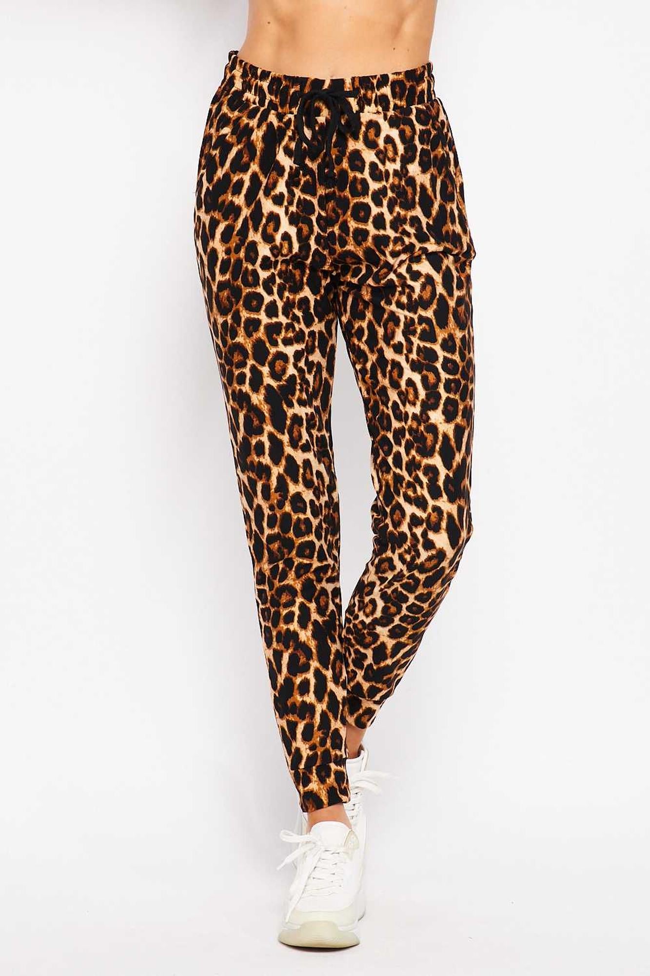 Buttery Smooth Bold and Beautiful Leopard Joggers - New Mix