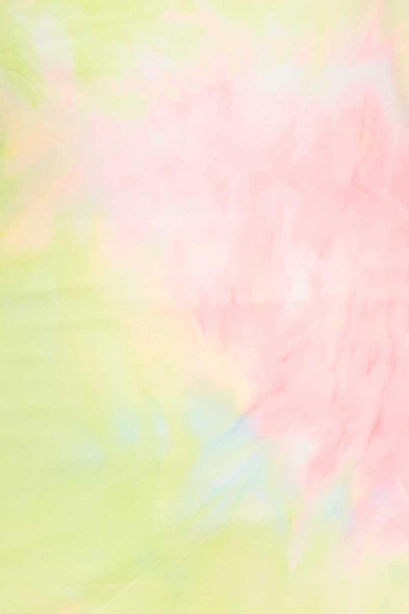 2 Piece Buttery Smooth Pink and Yellow Tie Dye Biker Shorts and T-Shirt Set