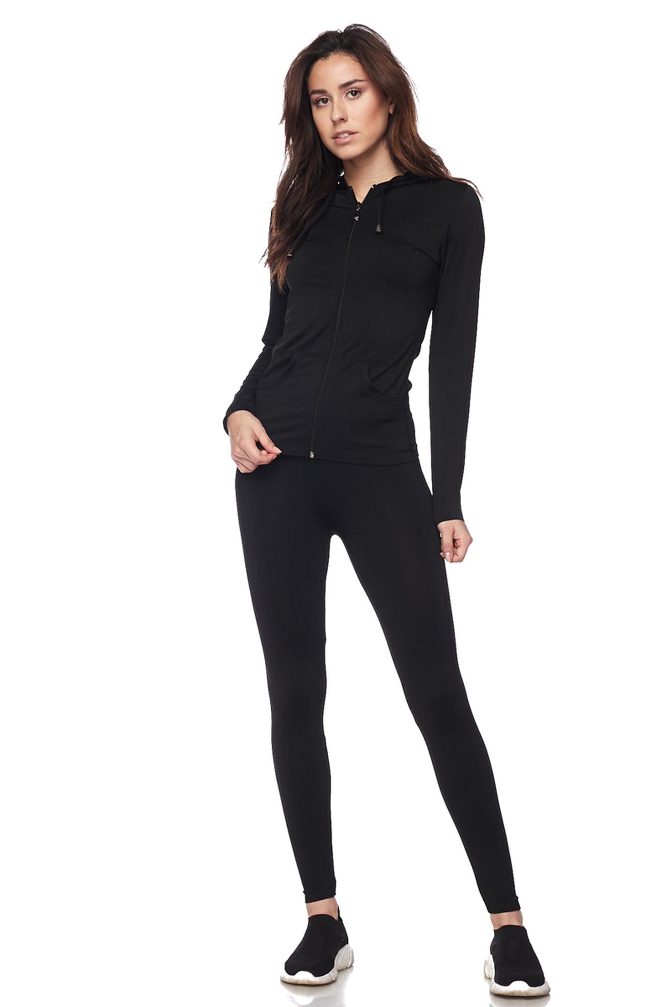 Premium Zip Up Hoodie Jacket and Legging Set