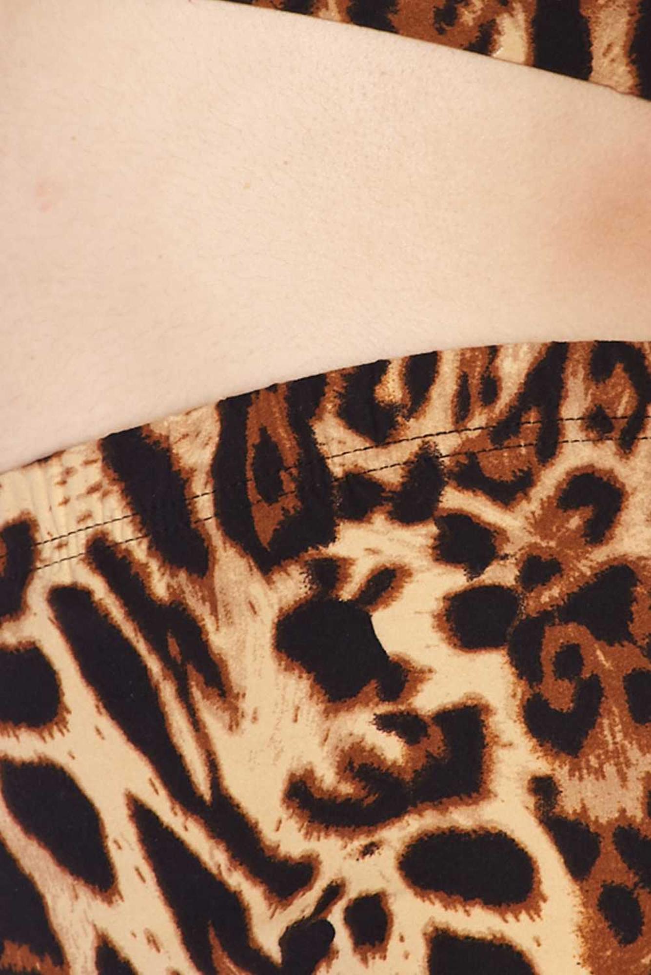Buttery Smooth Predator Leopard Leggings and Bra Set
