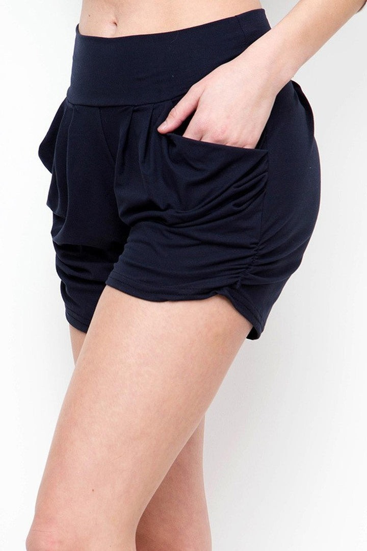 Buttery Smooth Solid Basic Harem Shorts