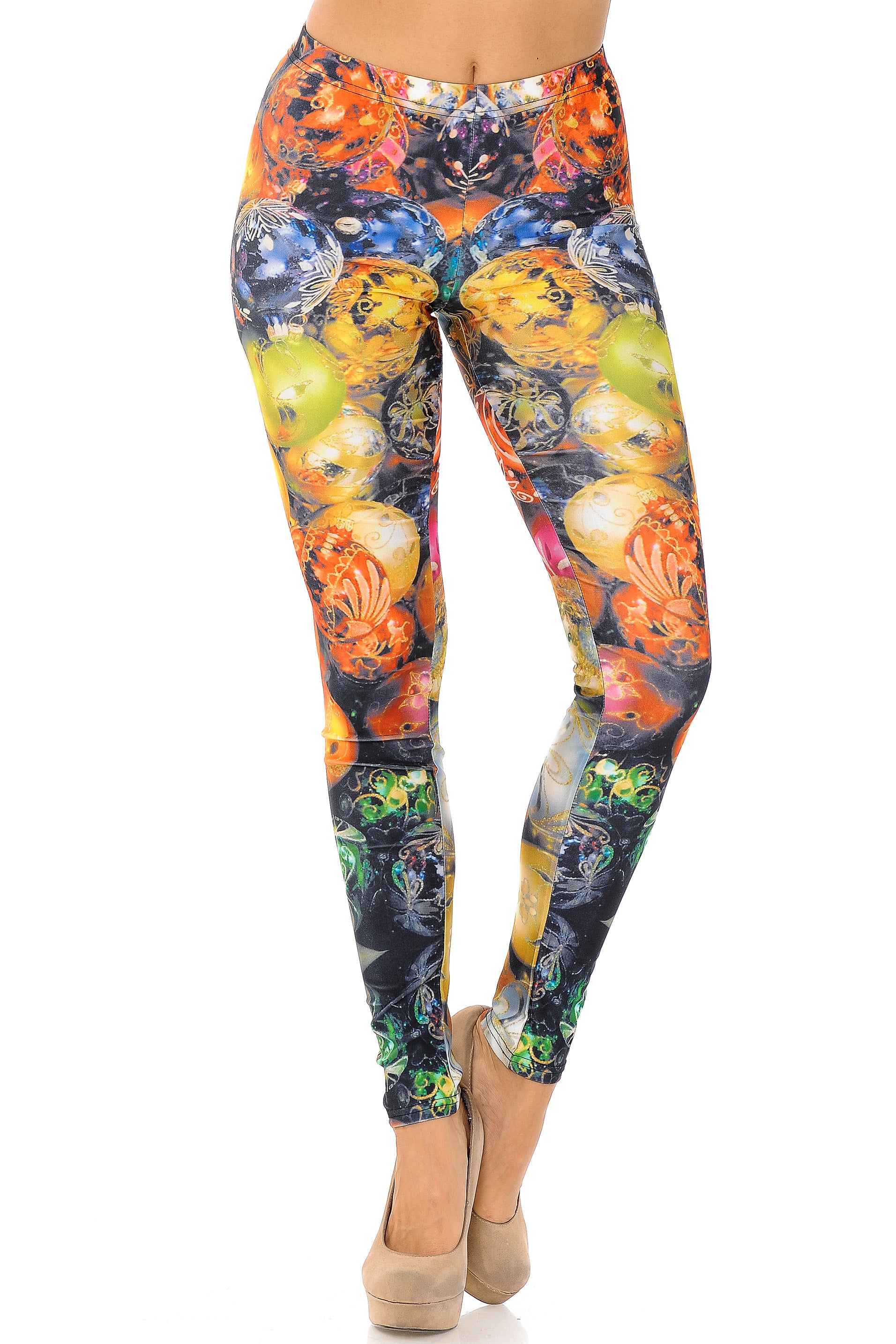 Gorgeous Christmas Ornament Leggings