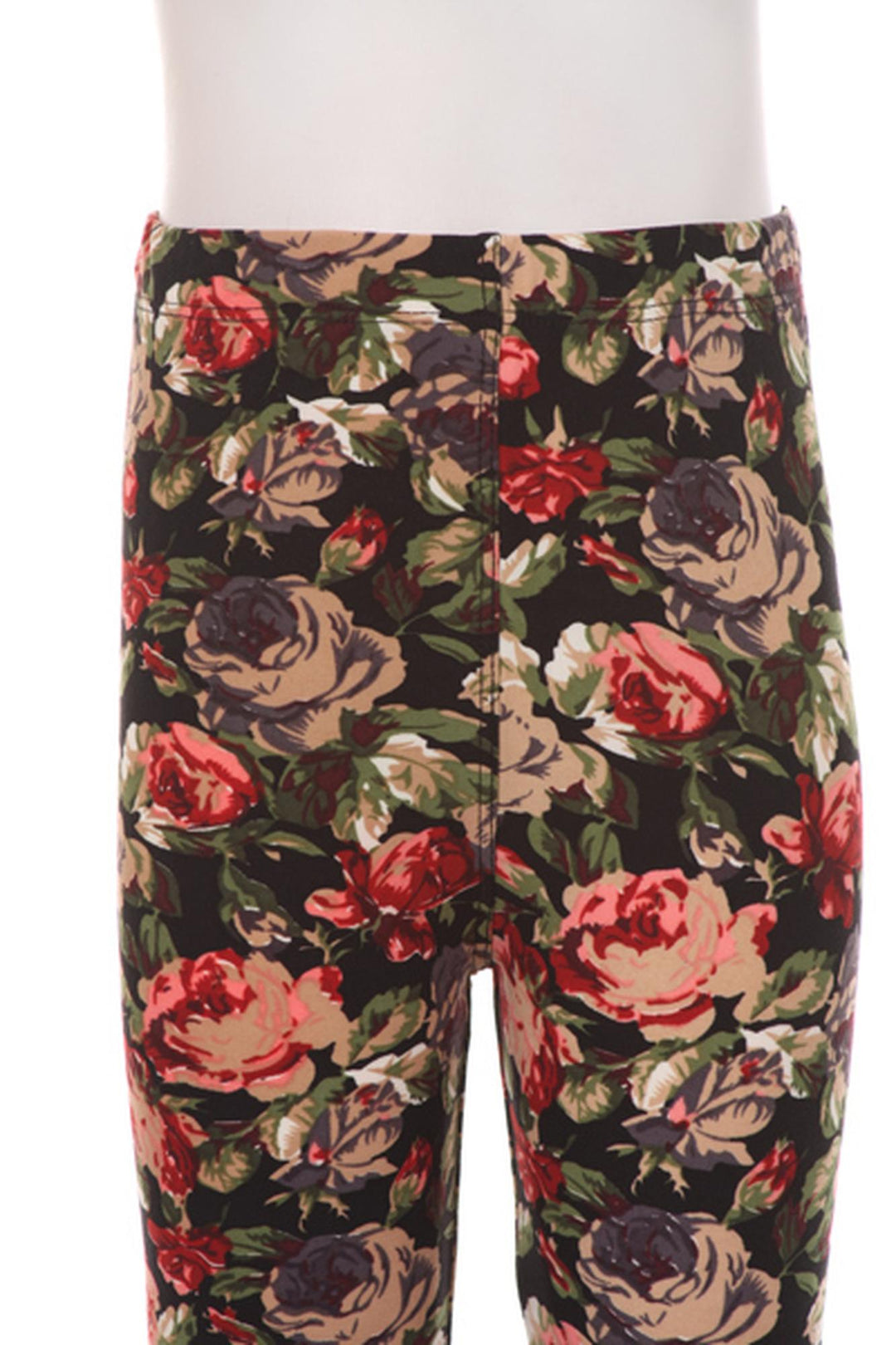 Buttery Smooth Vintage Floral Kids Leggings