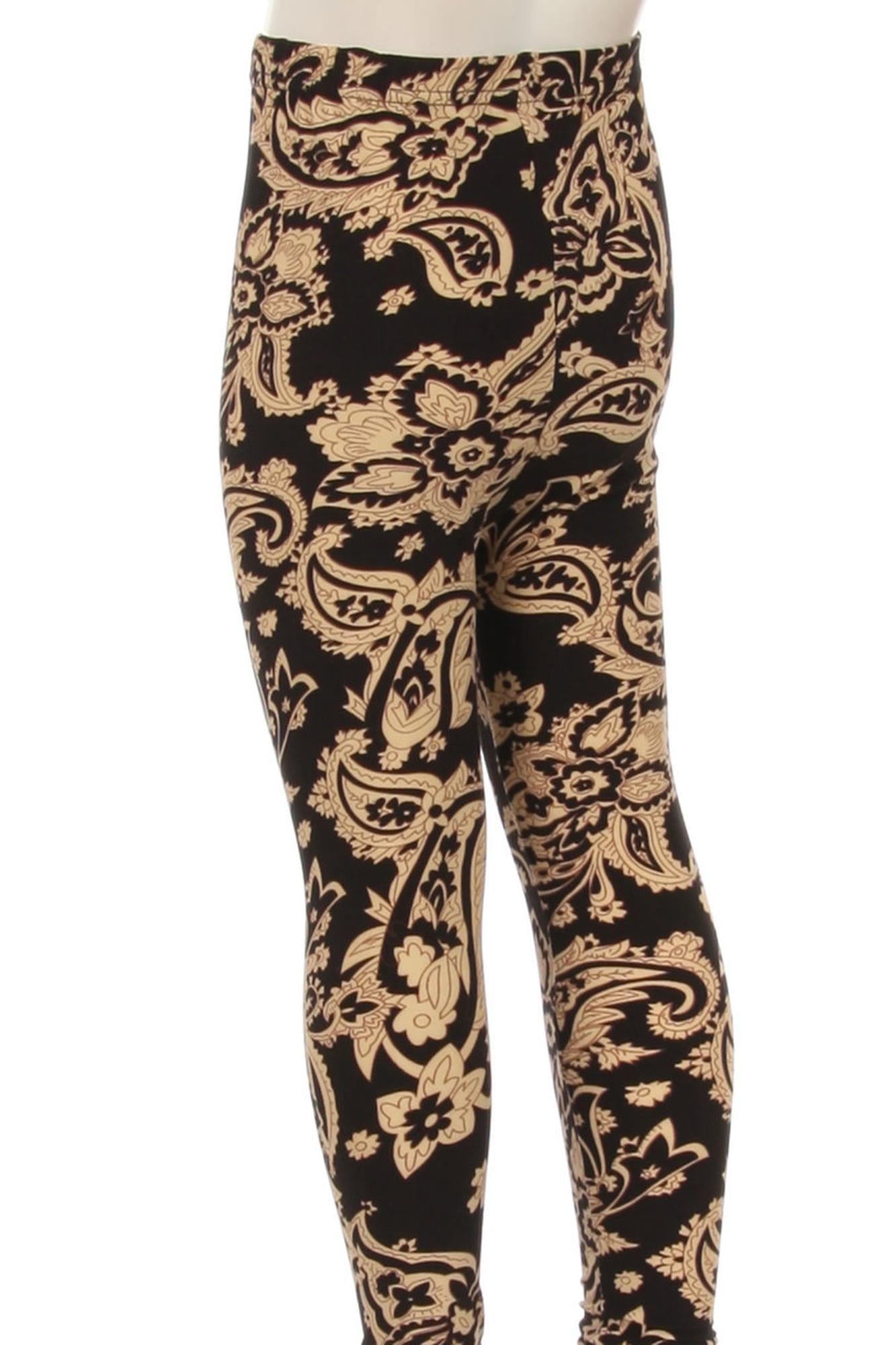 Sandstone Paisley Kids Buttery Smooth Leggings