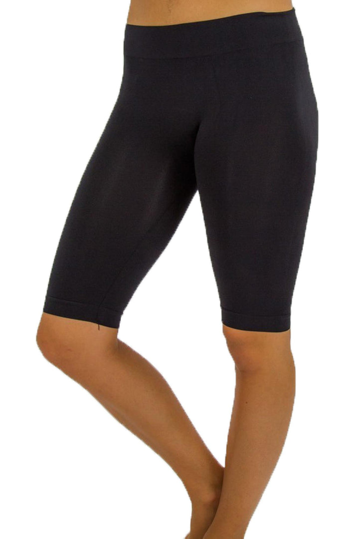 Basic Nylon Spandex Biker Shorts - Plus Size - 1XL 2XL 3XL