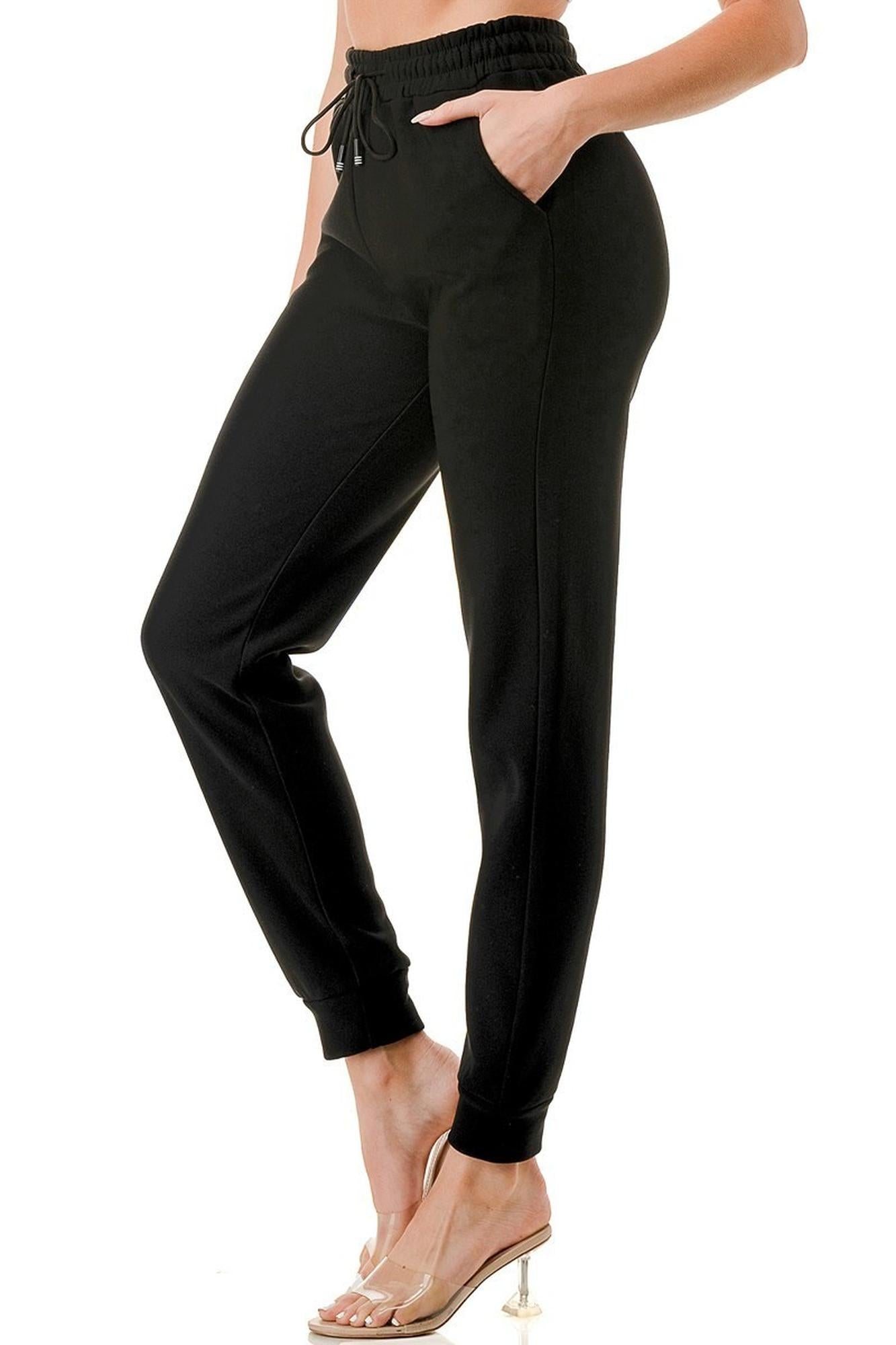 Comfy Warm Fleece Lined Jogger with Drawstring