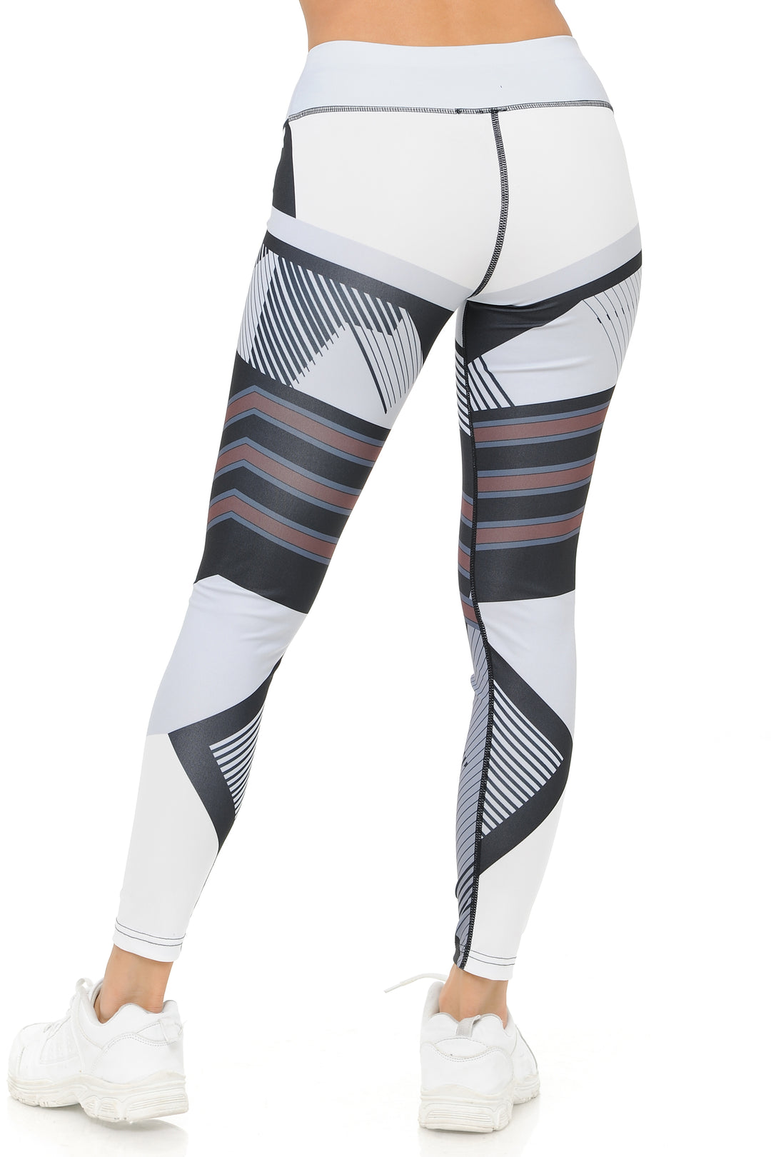 Light Grey Angular Motion High Waisted Sport Leggings