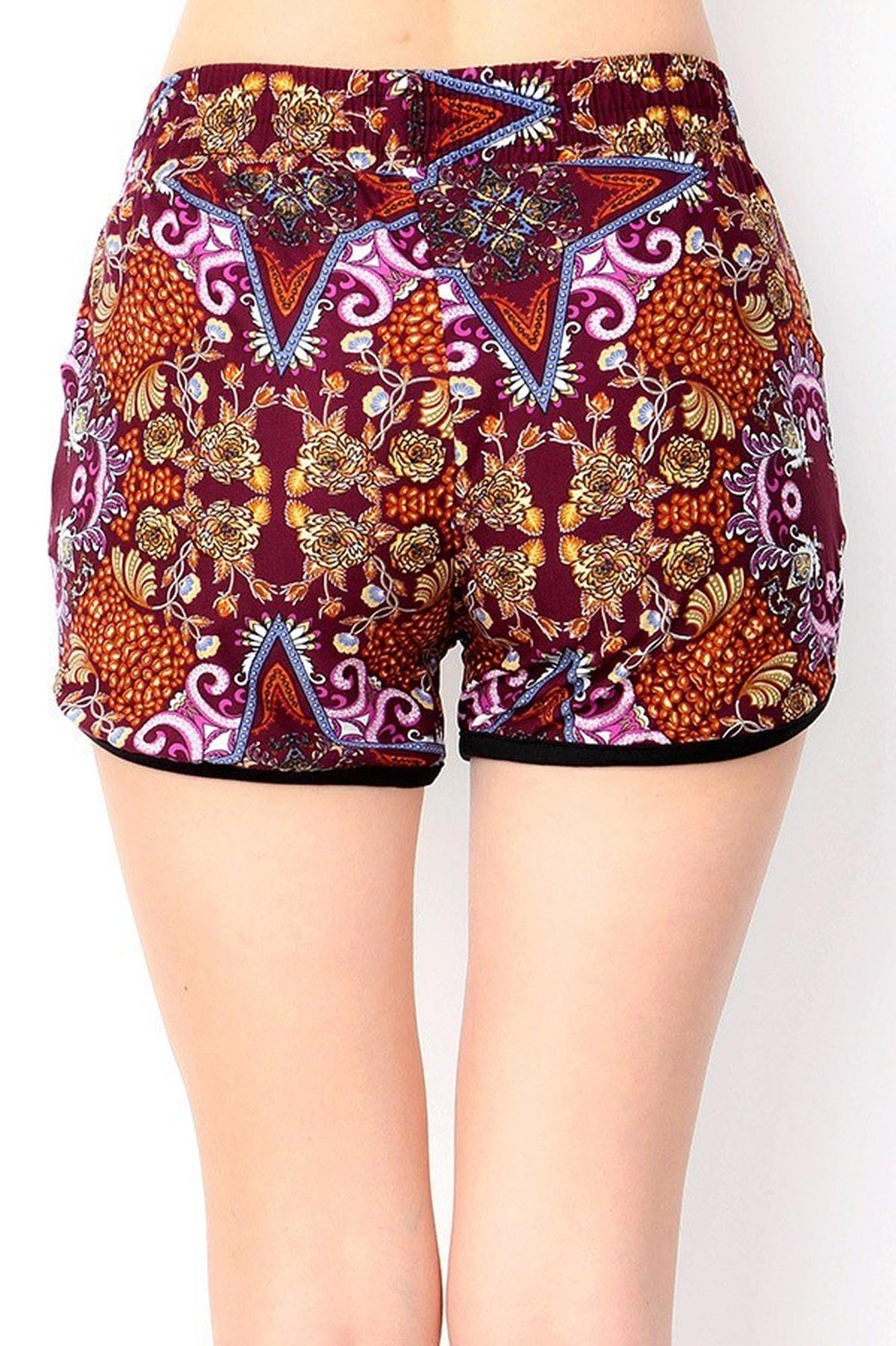 Buttery Smooth Summer Kaleidoscope Dolphin Shorts