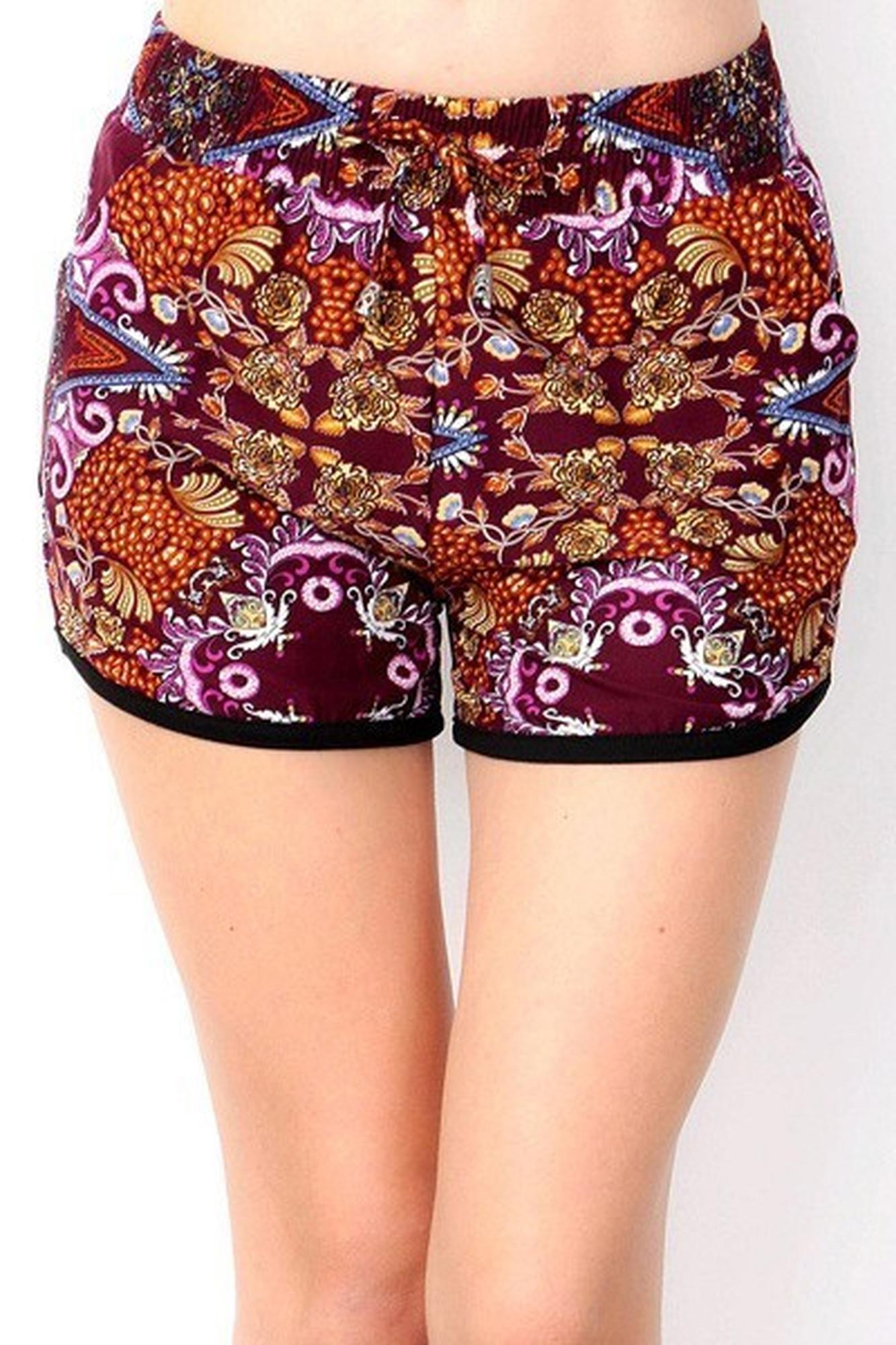 Buttery Smooth Summer Kaleidoscope Dolphin Shorts