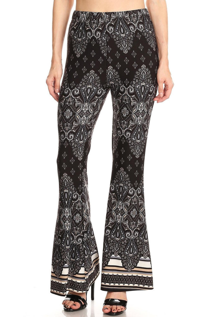 Imperial Chevron Bell Bottom Leggings
