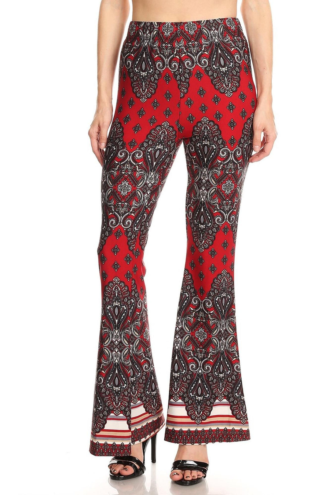 Imperial Chevron Bell Bottom Leggings