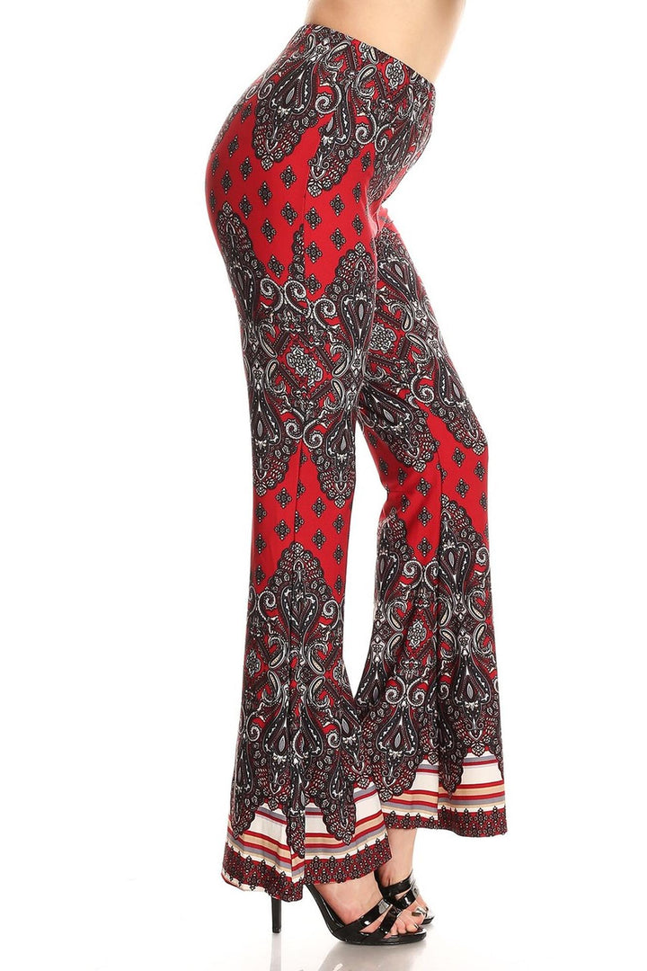 Imperial Chevron Bell Bottom Leggings