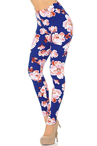World of Leggings Originals Buttery Soft Floral Animal Tribal Leggings - Plus Size