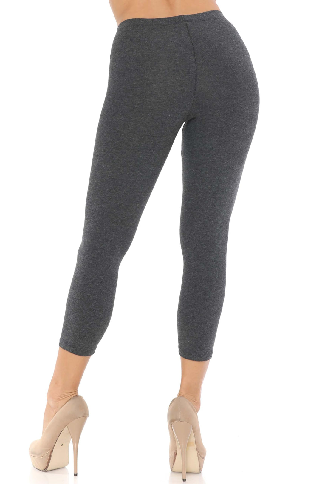 USA Basic Cotton Capri Leggings