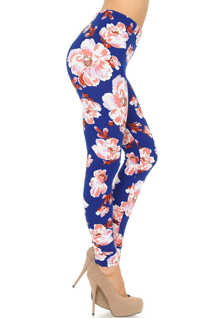 World of Leggings Originals Buttery Soft Floral Animal Tribal Leggings - Plus Size