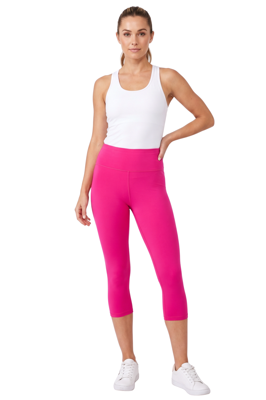Buttery Smooth Basic Solid High Waisted Capris - 3 Inch Waist - New Mix