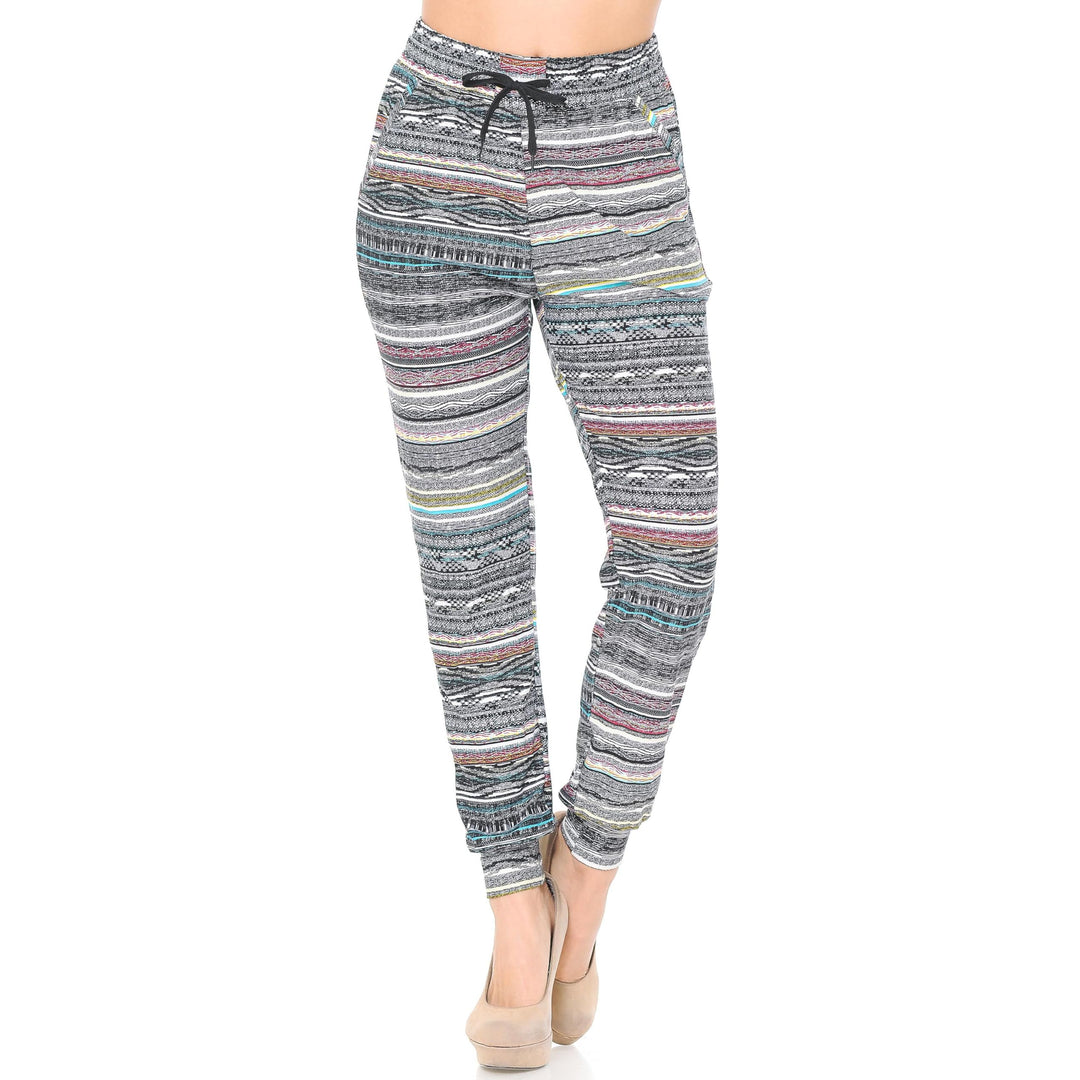 Buttery Smooth Tribal Cascade Joggers