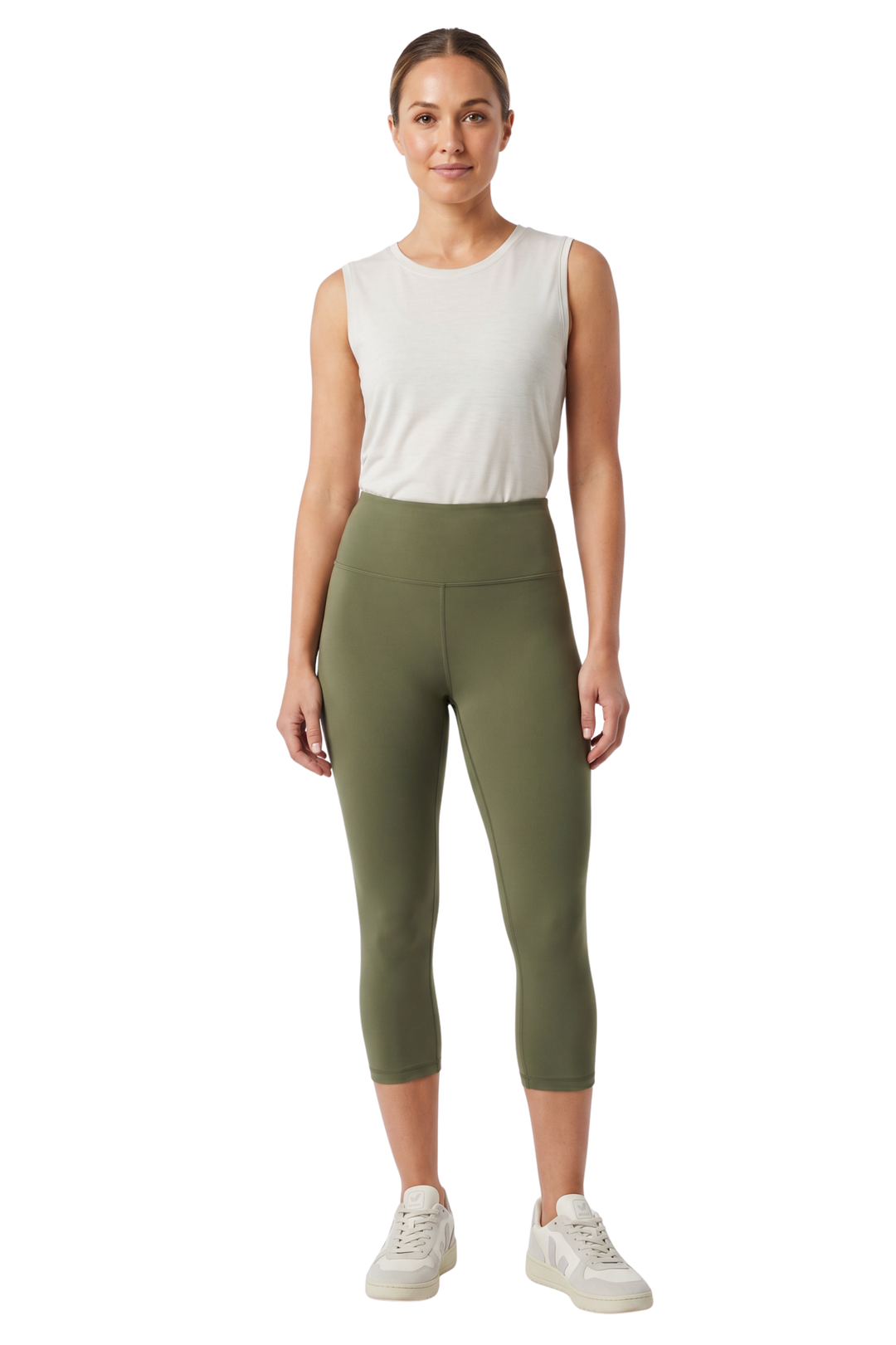 Buttery Smooth Basic Solid High Waisted Capris - 3 Inch Waist - New Mix