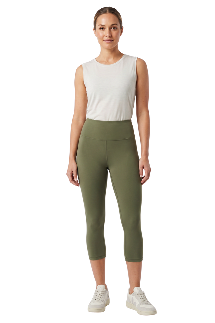 Buttery Smooth Basic Solid High Waisted Capris - 3 Inch Waist - New Mix