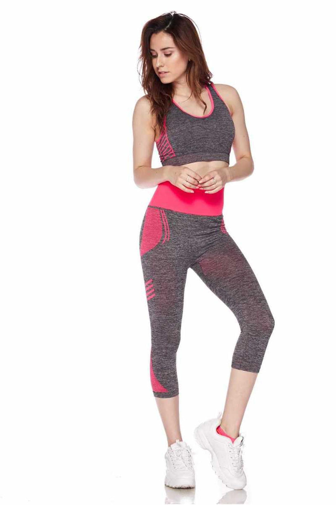 Racerback Tank Top and Capris Activewear Set