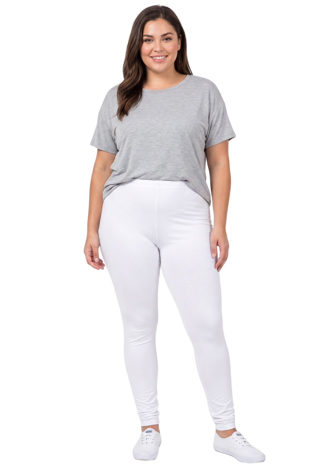 Buttery Smooth Basic Solid Capri Leggings - Plus Size - 1XL 2XL 3XL - New Mix