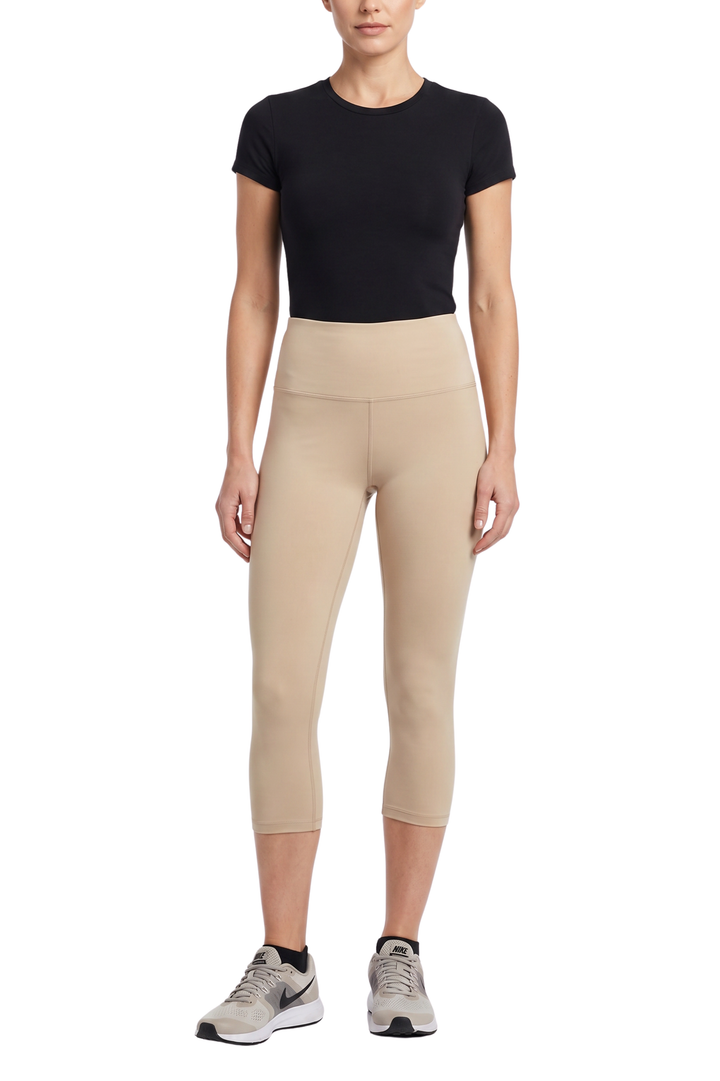 Buttery Smooth Basic Solid High Waisted Capris - 5 Inch Waist - New Mix