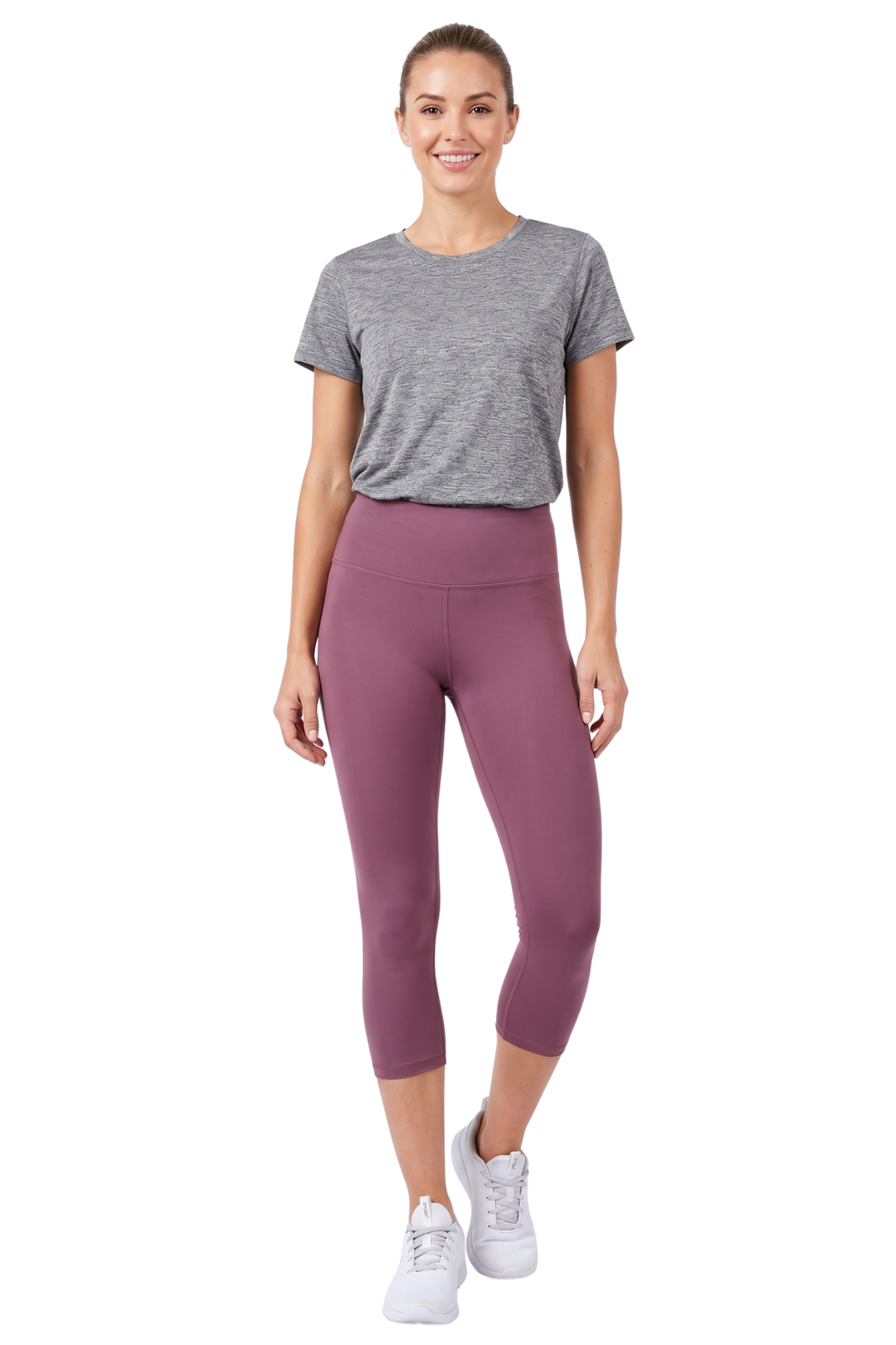 Buttery Smooth Basic Solid High Waisted Capris - 5 Inch Waist - New Mix