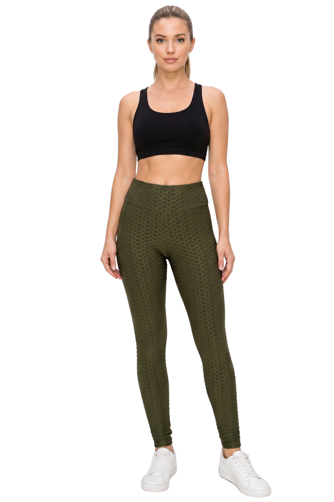 Scrunch Butt High Waisted Leggings - Plus Size - 1XL 2XL 3XL
