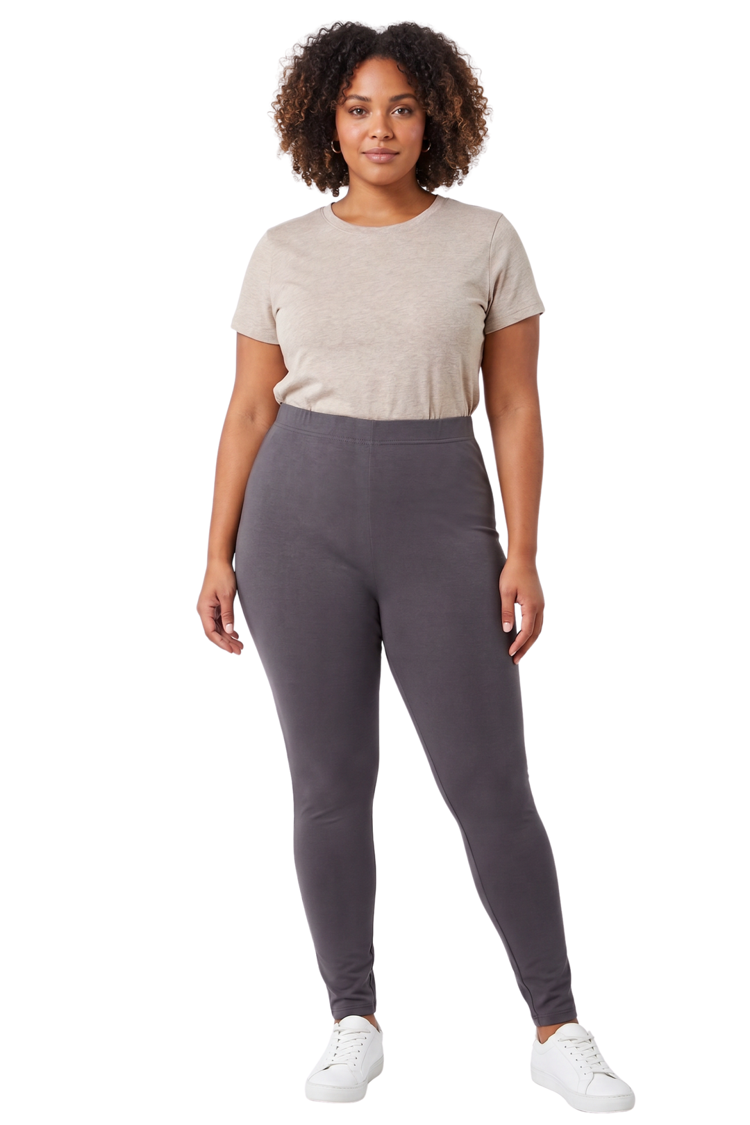 Buttery Smooth Basic Solid Leggings - Plus Size - 1XL 2XL 3XL - EEVEE