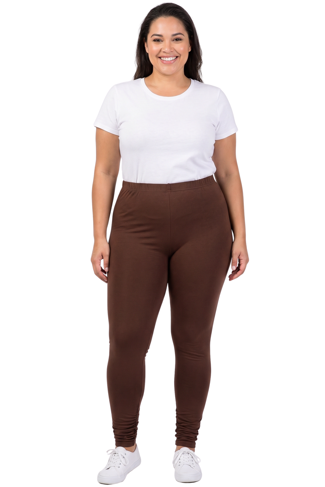 Buttery Smooth Basic Solid Leggings - Plus Size - 1XL 2XL 3XL - EEVEE